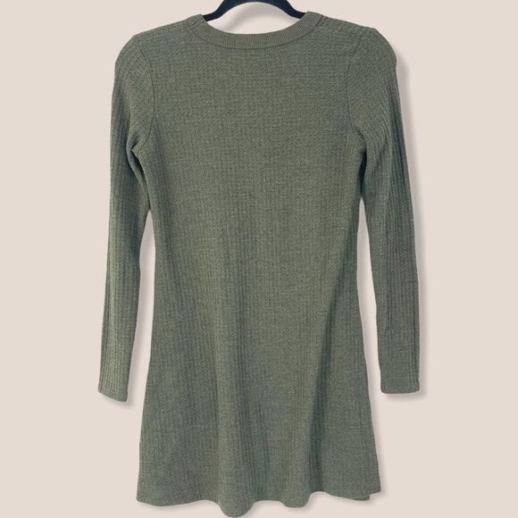 American Eagle Long Knit Button Front Cardigan - Picture 2 of 8